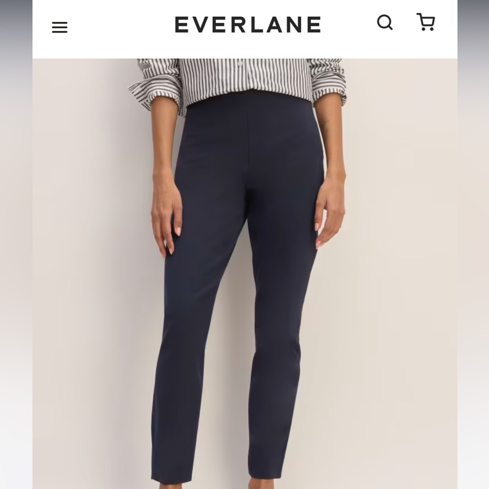 Everlane stretch work pants women’s 6 green